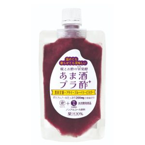Amazake & Acai Heidelbeere Essig Trinkbeutel aus schwarzem Reis – 150g