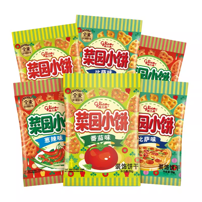 Glico Garten Mini Crackers Combo Packung 300g