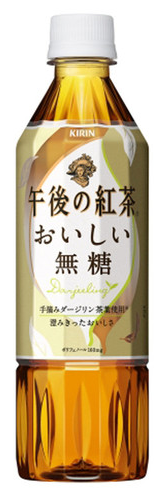 Kirin, “Gogo no Koucha, Zuckerfreier Straight Tee” 500ml