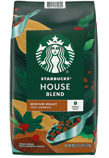 Starbucks Haus Mischung ganze Kaffeebohnen, 40 oz