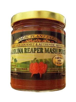 Magische Pflanzenfarmen Carolina Reaper Mash Püree