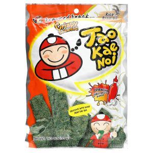Tao Kae Noi, Crispy Seaweed Snack, Sriracha Chilisoße