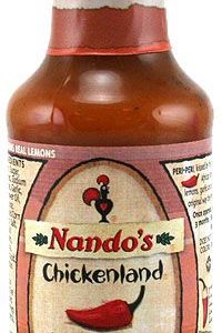 Nando’s heiße süße peri peri scharfe Sauce, 4.7oz.