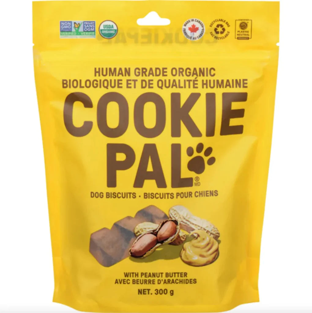 Plätzchen Pal Bio Hund behandelt Erdnussbutter – 10oz