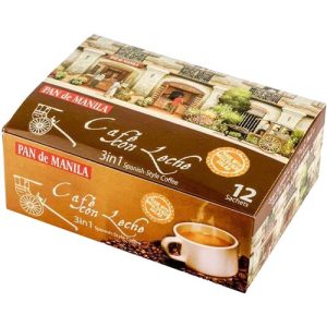 Pan de Manila – Cafe con Leche – 3 in 1 Spanish Style Kaffee (12 Beutel) – 21 g