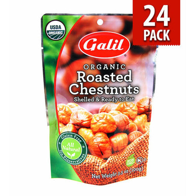 Galil Bio geröstete Passah Kastanien, 3,5 oz (Fall von 24)
