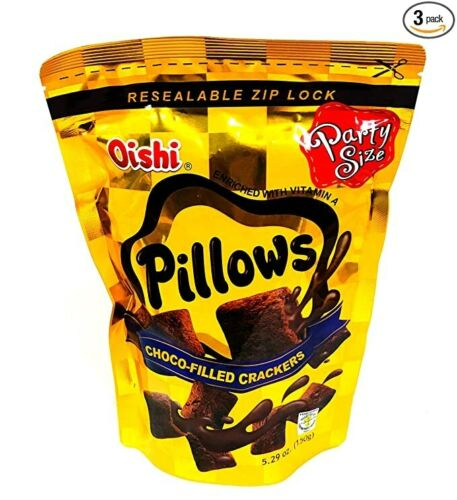 Oishi Kissen Choco-Filled Crackers Party Größe