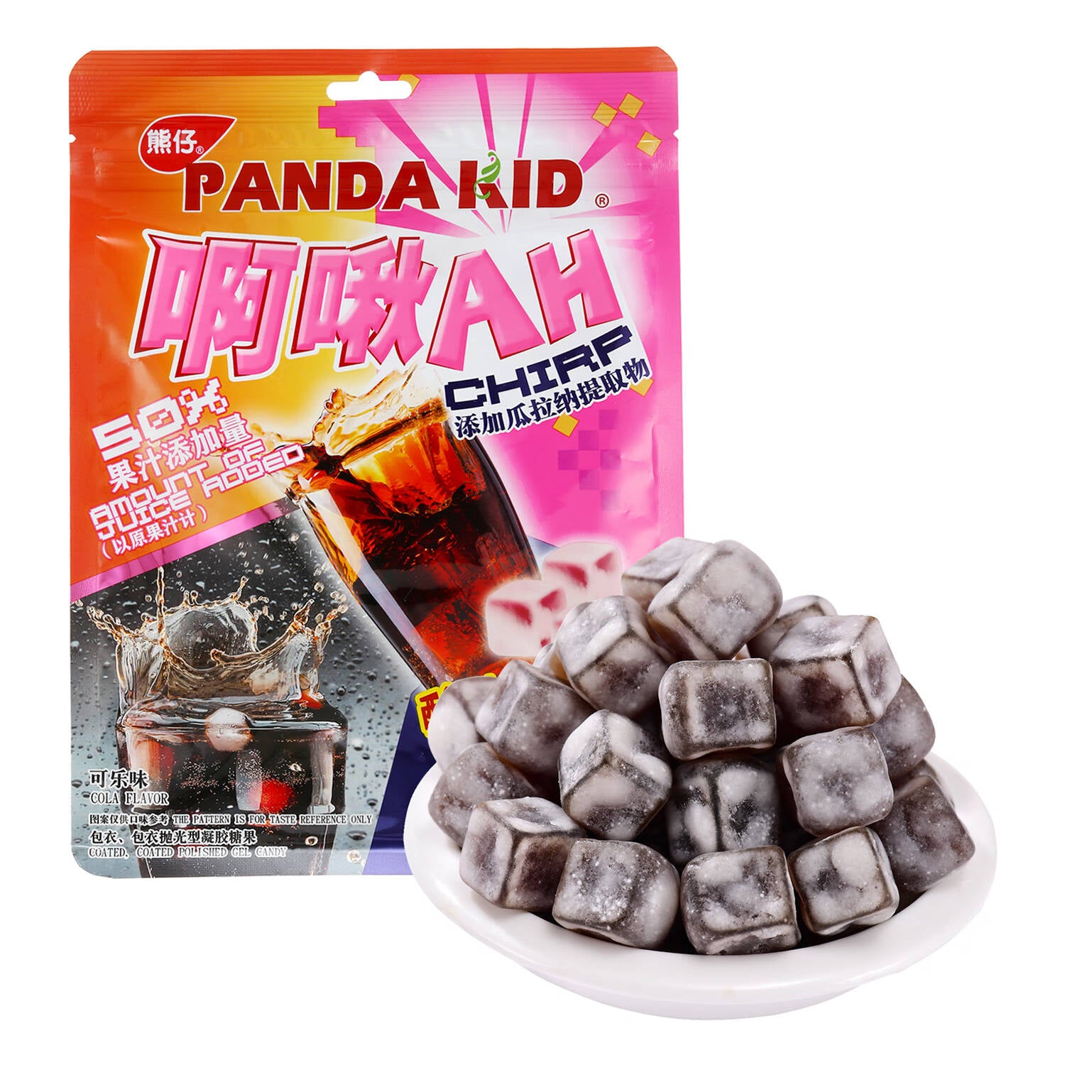 Panda Kid Ah Chirp Cola-aromatisiert Gummy Süßigkeiten 180g