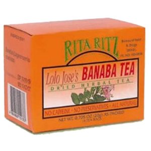 Rita Ritz – Lolo Jose’s Banaba Tee – getrockneter Kräutertee- 14 Teebeutel – 21 g