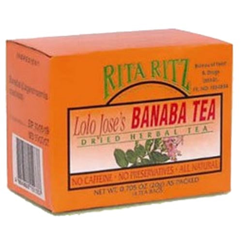 Rita Ritz – Lolo Joses Banaba Tee – Getrockneter Kräutertee – 14 Teebeutel – 21 G