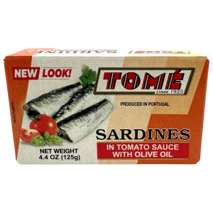 Tome – Sardinen in Tomatensauce mit Olivenöl – 125 G