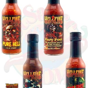 Hellfire Hottest scharfe Saucen Geschenk-Set, 4/ . – 5oz