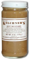 Kelchner's Hot Senf mit Meerrettich, 10oz