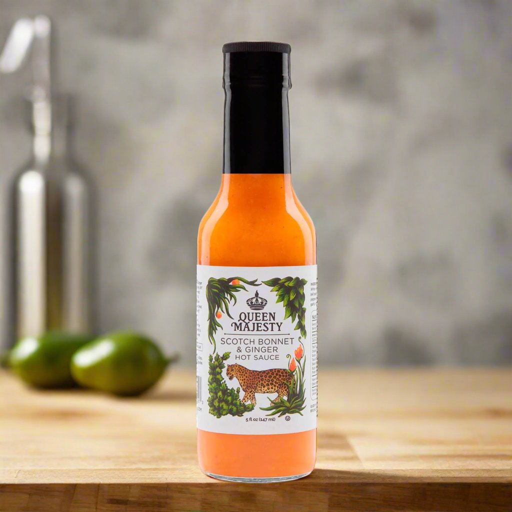 Königin Majestät Chilisauce – 5 Unzen Scotch Bonnet & Ingwer Chilisauce