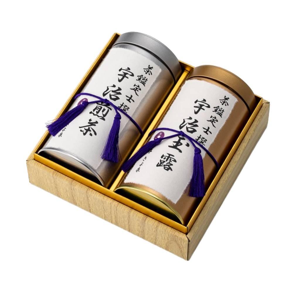 Kiyosen Premium Sencha & Gyokuro lose Blatt Uji grüner Tee Geschenkset