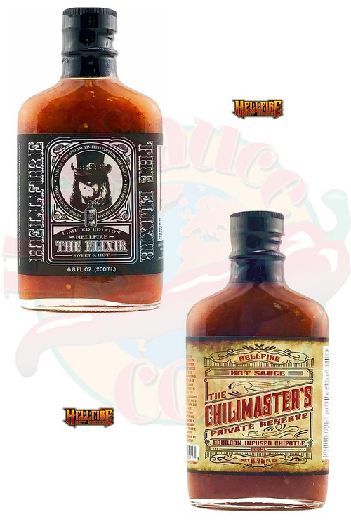 Hellfire ChiliMasters und das Elixier-Geschenkset, 2/6.8oz