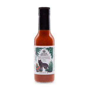 Queen Majesty scharfe Sauce – 5 Unzen rote Habanero & schwarzer Kaffee scharfe Sauce
