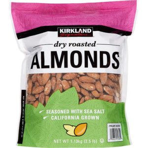 Kirkland Dry geröstete Mandeln, 2,5 kg.