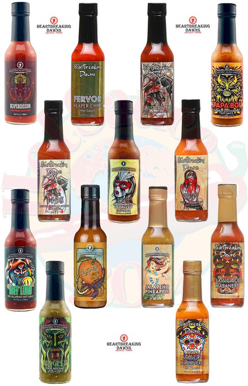 Herzzerreißende Dawns Ultimate Chilisauce Geschenkset, 13/5oz
