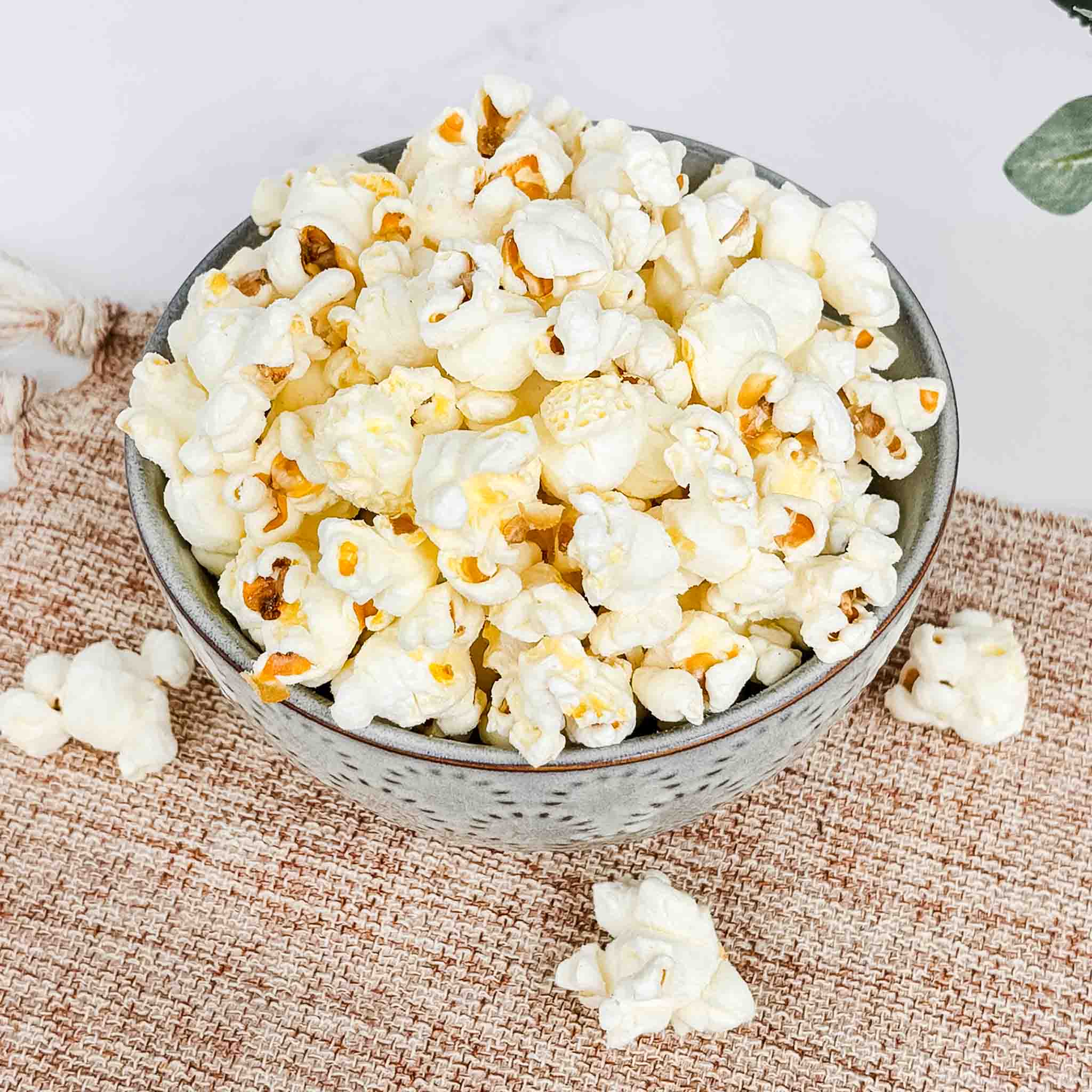 Veganer Käse Popcorn