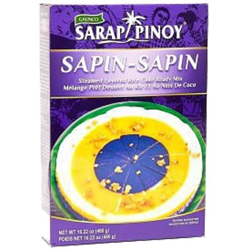 Galinco – Sarap Pinoy – Sapin-Sapin – Gedünsteter geschichteter Reiskuchen-Ready Mischung – 460 G