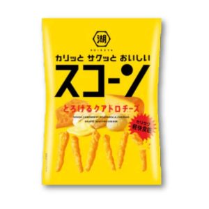 Koikeya Scone Mais-Snacks – Schmelzen quattro Käse