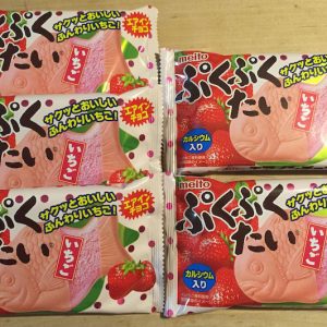 Meito “Puku Puku Tai, Erdbeere, x 10 Packungen – 17g