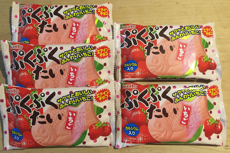 Meito “Puku Puku Tai, Erdbeere”, 17g x 10 Packungen