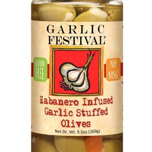 Oliven Habanero infundiert Knoblauch gefüllt 9,5
