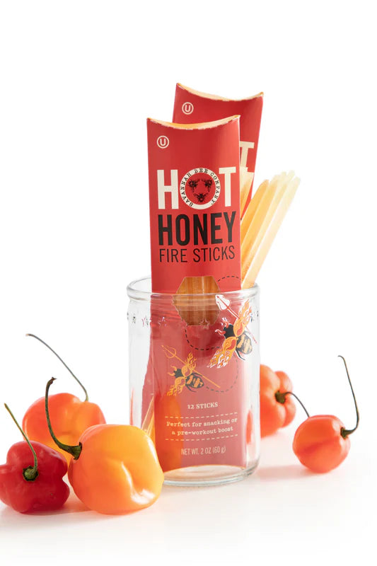 Hot Honig Strohhalme (12 Stäbchen pro Karton)