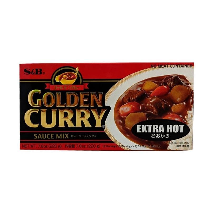 S&B Golden Curry Japanischer Curry Mischung Extra Heiß