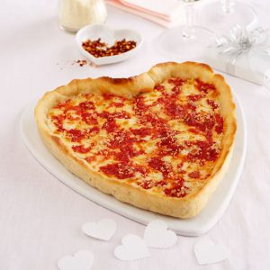 2 Packungen (1 herzförmig und 1 rund) lou malnati-s Pizza