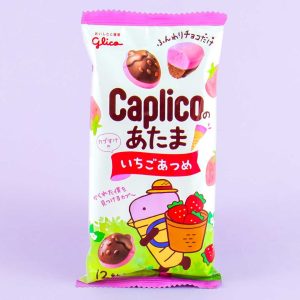 Glico Caplico No Atama Erdbeere und Schokolade