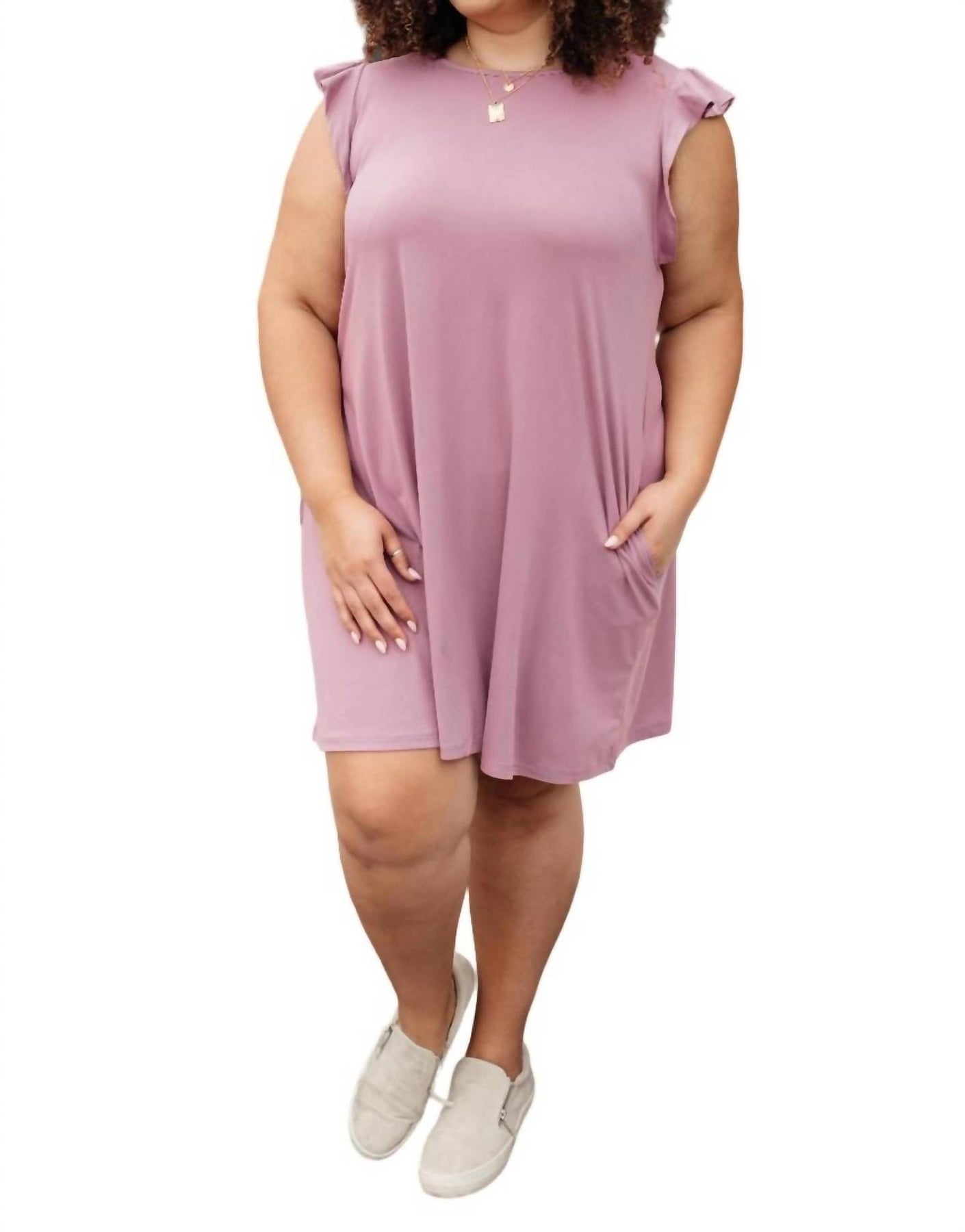 Keine Sorgen Kleid in Lila
