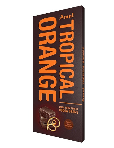 Amul Tropical Orange Schokolade, 150g