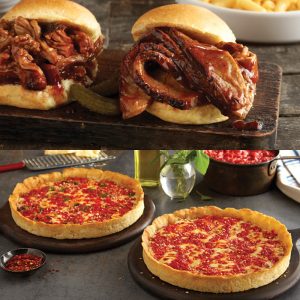 real urban bbq bratet kit & 2 lou-Pizzas
