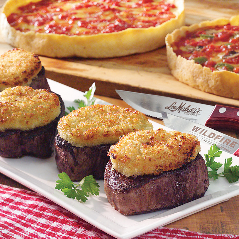 4 Wildfire 8-oz. Filets & 2 Lou's Pizzas