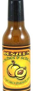 Denzel’s Pfirsiche & Scream scharfe Sauce. – 5oz