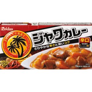 House Java Curry heiß (japanische Curry-Rouxwürfel) – 185g