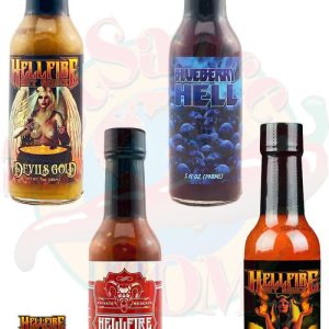 Hellfire Milder scharfe Saucen Geschenk-Set, 4/ . – 5oz