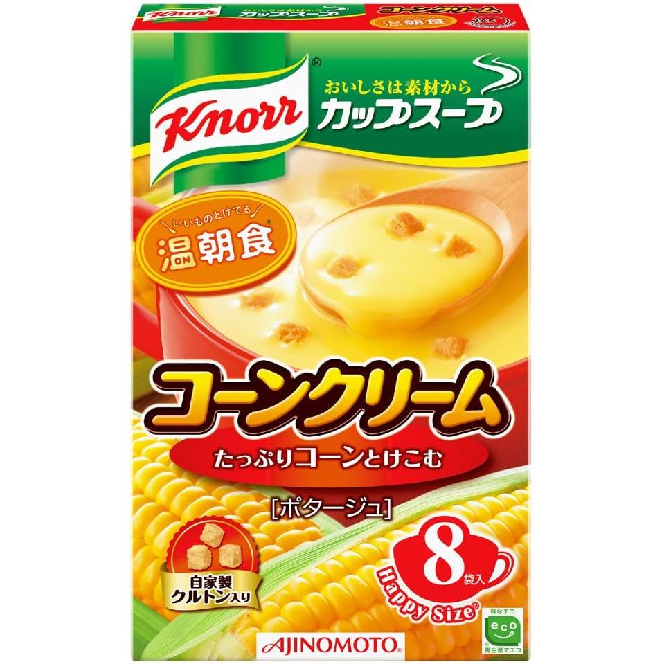 Ajinomoto Knorr Instant cremige Maissuppe mit Croutons 8 Portionen