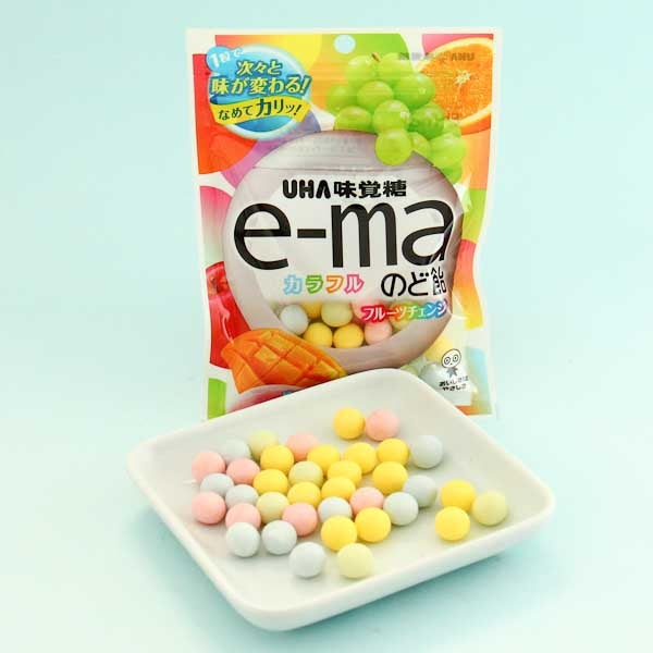 E-ma Throat Süßigkeiten – Obst wechseln