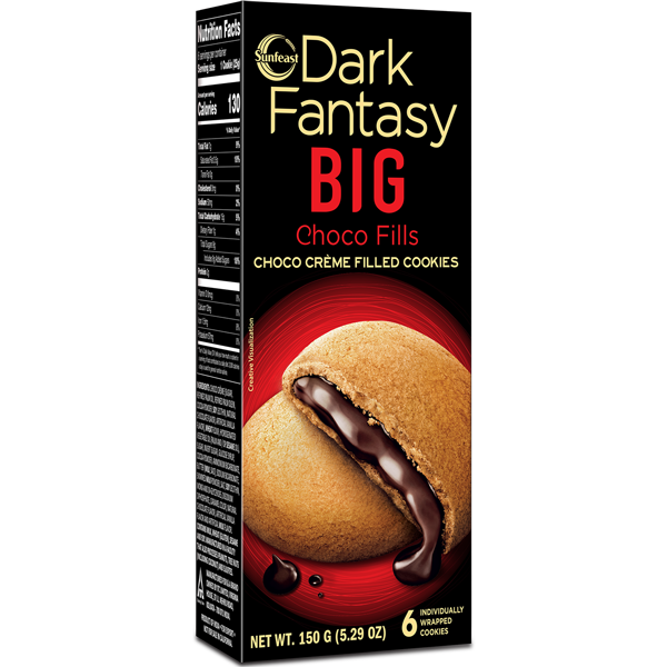 Sunfeast dunkel Fantasy groß Choco füllt Kekse 150g (5,29 oz)