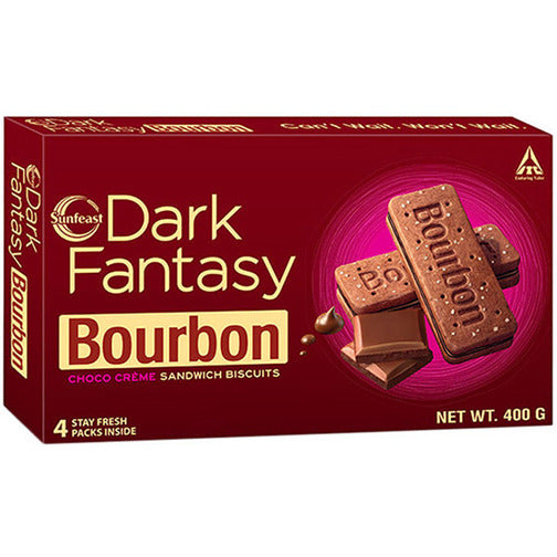 Sunfeast dunkel Fantasy Bourbon Sandwich Kekse 400g (14.11oz)