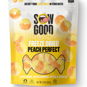 Sow Good Freeze getrockneter Pfirsich perfekt