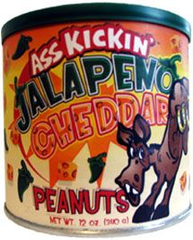 Ass Kickin' Jalapeno Cheddar Erdnüsse, 10oz