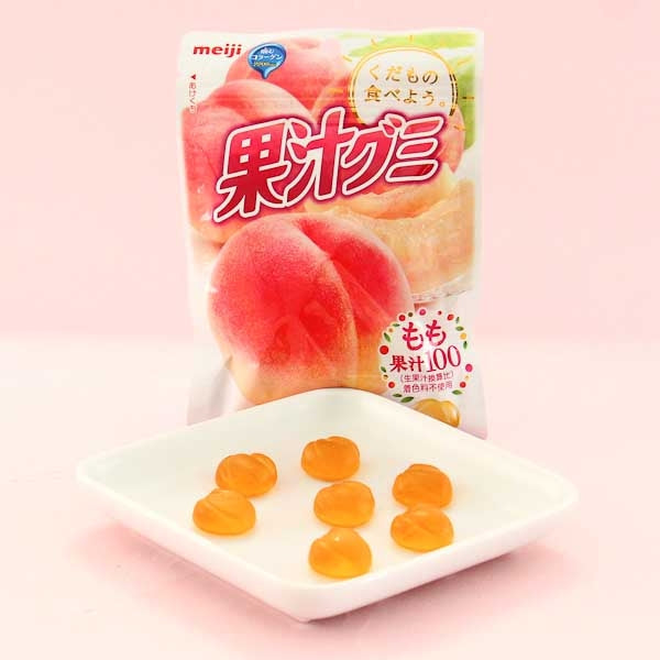 Meiji Kajyu Fruchtgummis – Pfirsich