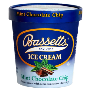 Bassetts Minze Schokolade Chip Eiscreme Pint