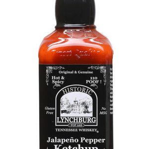 Historic Lynchburg Tennessee Whiskey heiß und würzig 110 proof jalapeno Pfeffer Ketchup, . – 15oz
