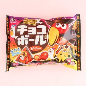 Morinaga Halloween Kyorochan Erdnuss Chocoball – 7 Stück